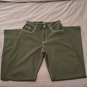 green space girl-z contrast stitch pants!